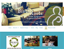 Tablet Screenshot of birthroots.org